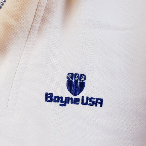 Sunderland of Scotland 1/2 Zip Golf Pullover Windbreaker Jacket Yellow Men's XL - Picture 6 of 11